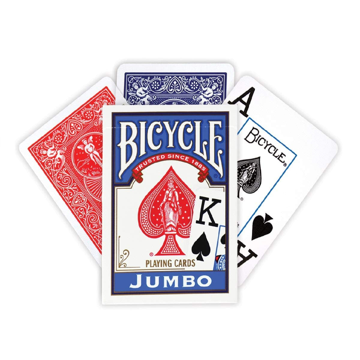 Bicycle - Carte de jeu Standard 56 pièce(s) Rider Back 808 International Jumbo Index - flash vidéo