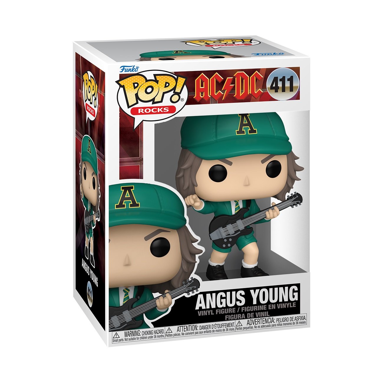 Funko Pop! Rocks: AC/DC - Angus Young (Green) - flash vidéo