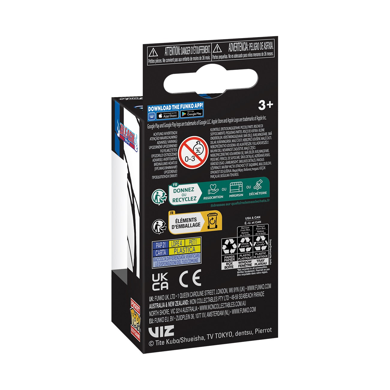 Funko Pocket Pop! Keychain: Bleach - Kon - flash vidéo