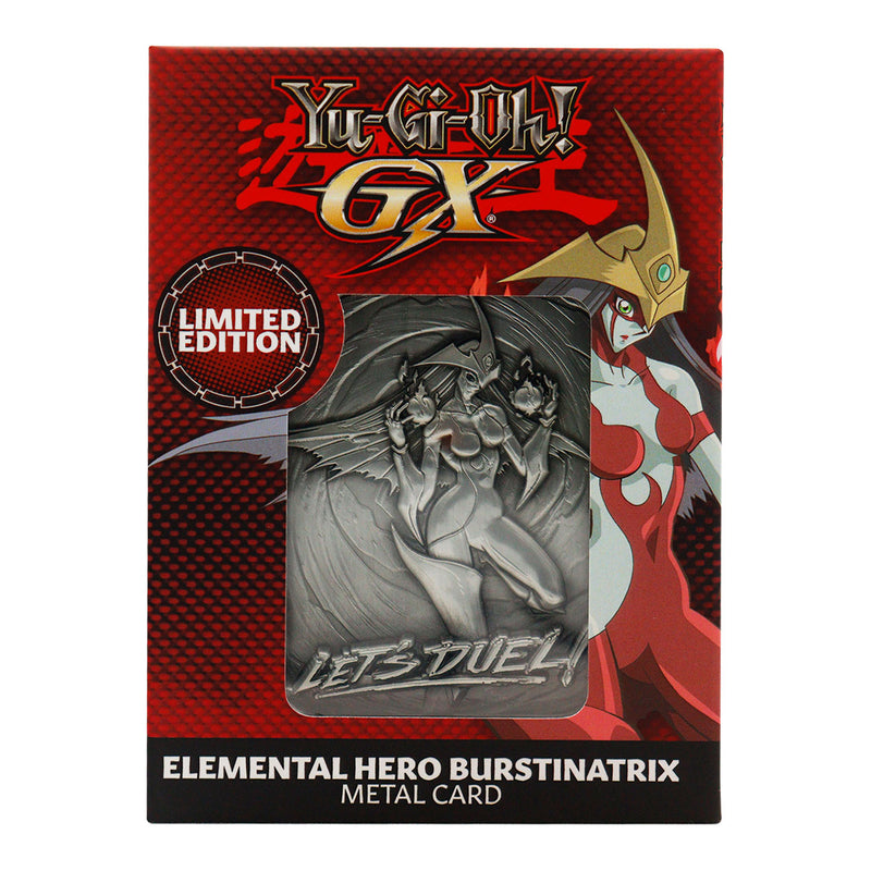Yu-Gi-Oh! GX - Lingot de Métal "Burstinatrix, Héros Elémentaire" en Édition Limitée