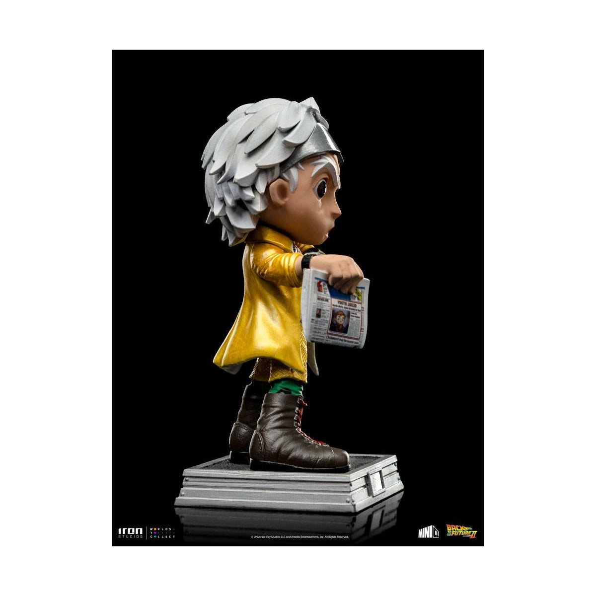 Iron Studios - MiniCo - Back to the Future 2 - Doc Brown Statue 15cm - flash vidéo