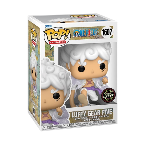 Funko Pop! Animation: One Piece - Luffy Gear 5 (Chance of Glow in the Dark Chase Edition) - flash vidéo