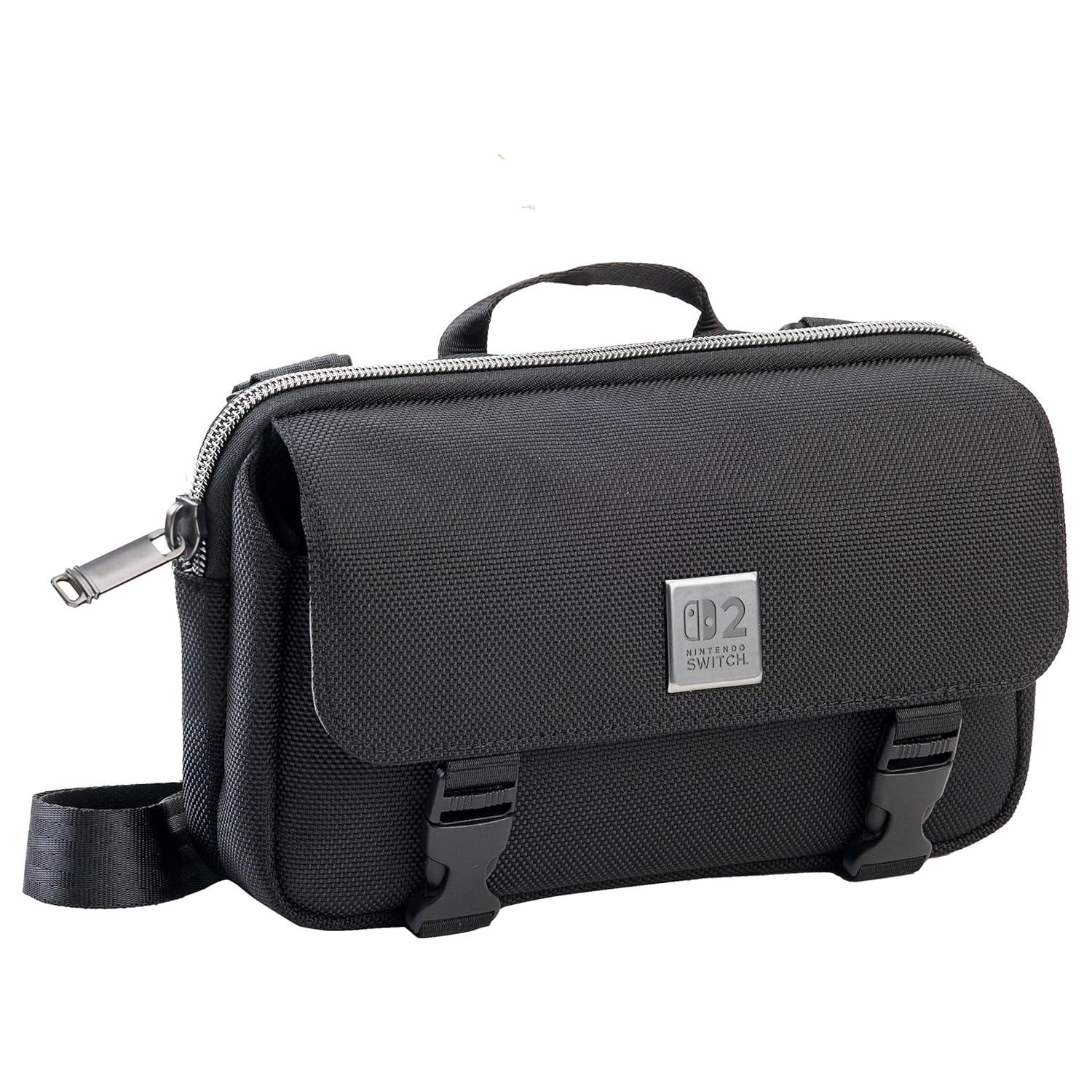 Sac à bandoulière deluxe horizontal Game Traveler noir pour Nintendo Switch 2, Switch et Switch OLED