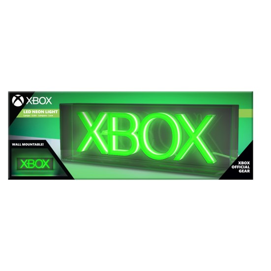 Microsoft - Xbox - Lampe Logo Neon LED - flash vidéo