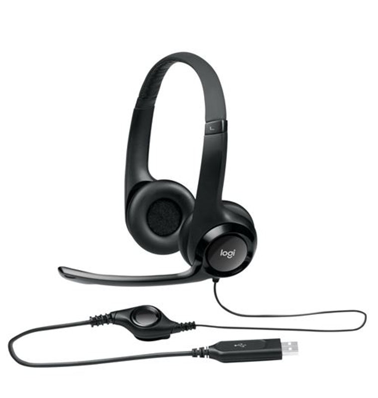 Logitech - Casque H390 USB filaire - Graphite