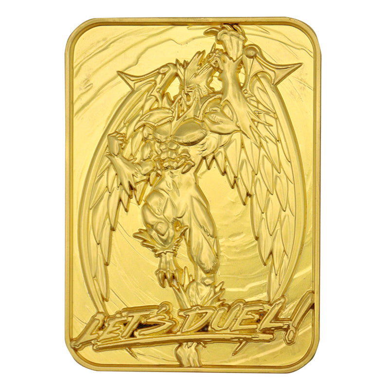 Yu-Gi-Oh! GX - Lingot Plaqué Or 24 Carats "Avian, Héros Elémentaire" en Édition Limitée