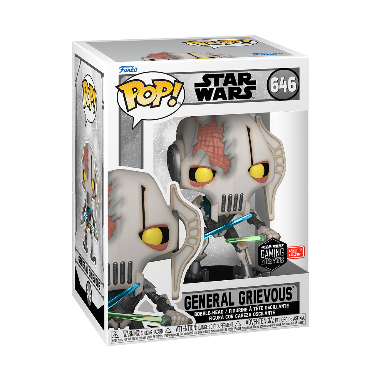 Funko Pop! Star Wars: Gaming Greats - General Grievous (Battle Damaged)