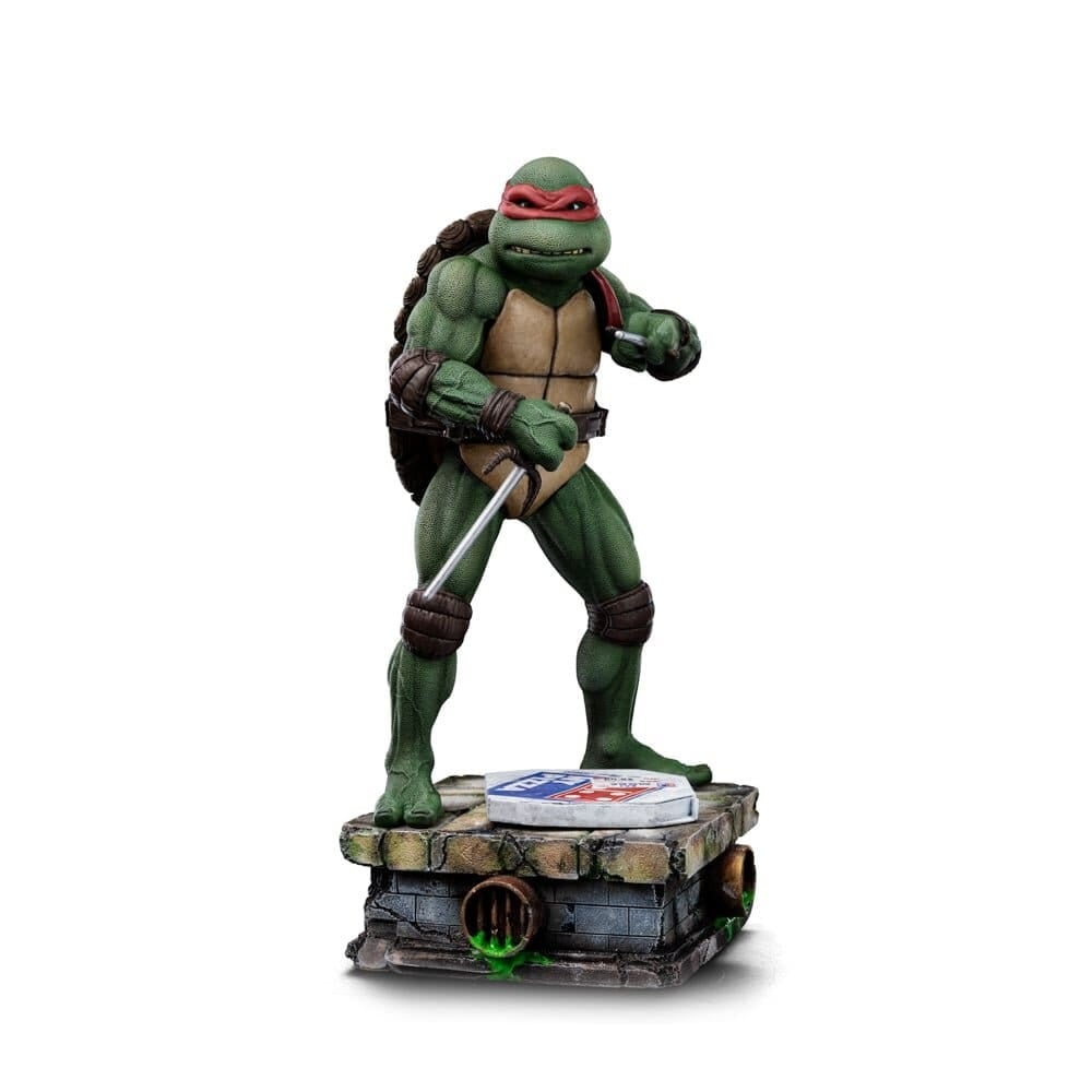 Iron Studios - Art Scale 1/10 - Teenage Mutant Ninja Turtles - Raphaël Statue 21cm - flash vidéo