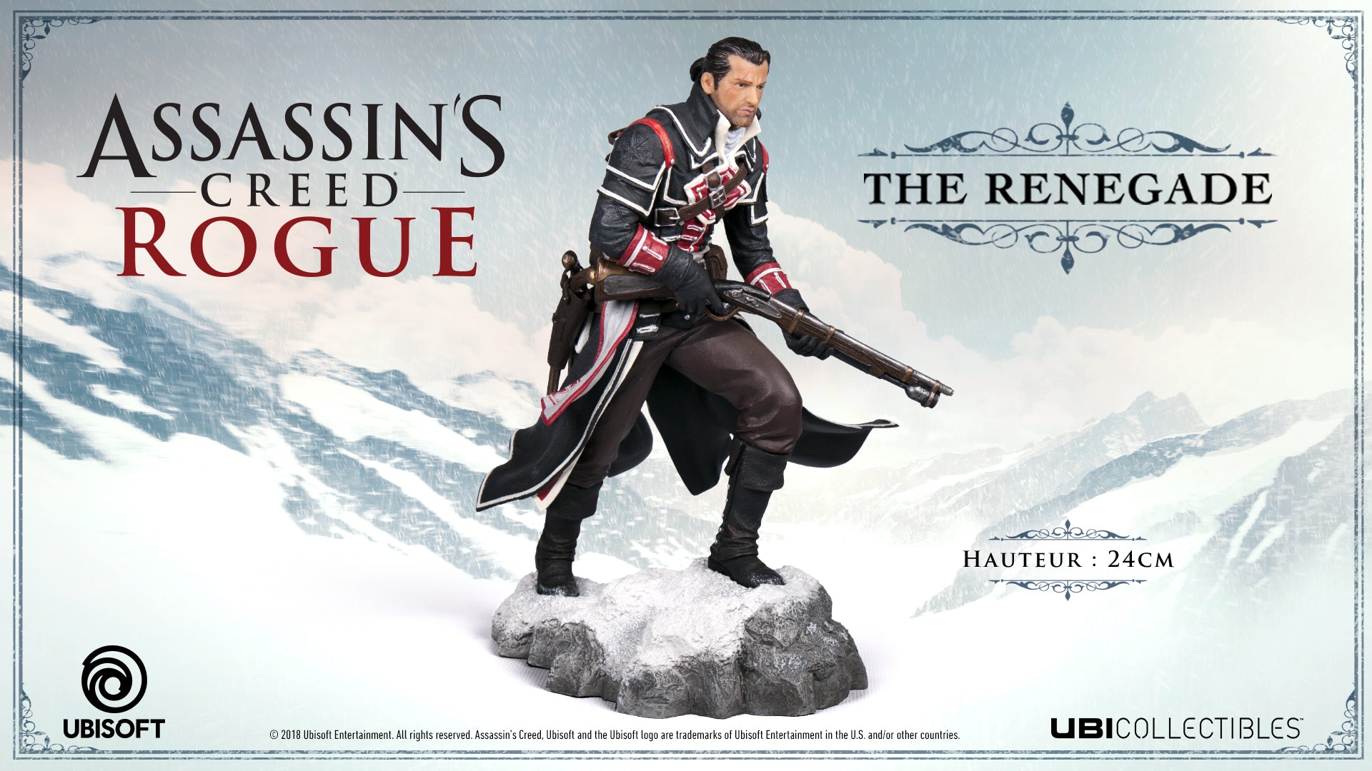 Assassin's Creed Rogue The Renegade Figurine 24cm - flash vidéo