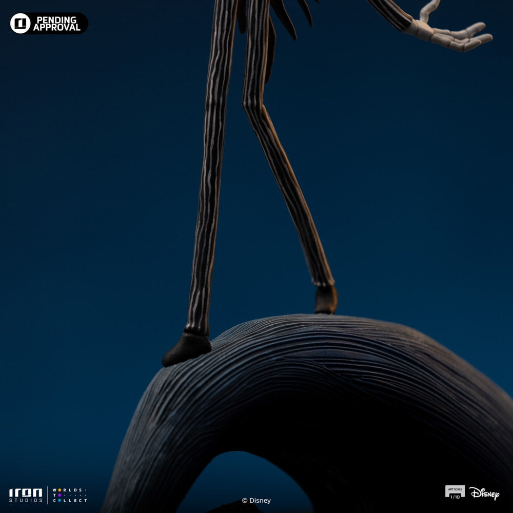 Iron Studios - Art Scale 1/10 - Disney - L'Étrange Noël de monsieur Jack - Jack Skellington Statue 36cm - flash vidéo