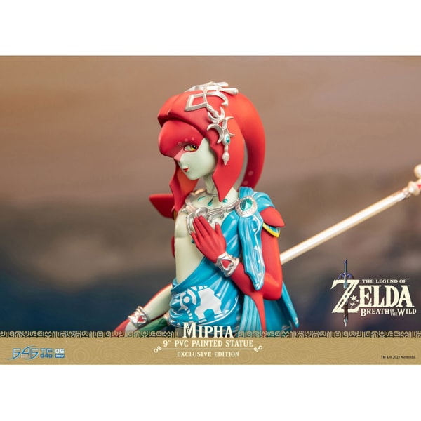 First 4 Figures - The Legend of Zelda : Breath of the Wild - Mipha Statue Edition Collector 21cm - flash vidéo