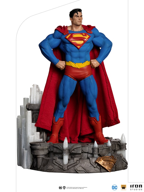 Iron Studios - Deluxe Arts Scale 1/10 - DC Comics - Superman Unleashed Statue 26cm - flash vidéo