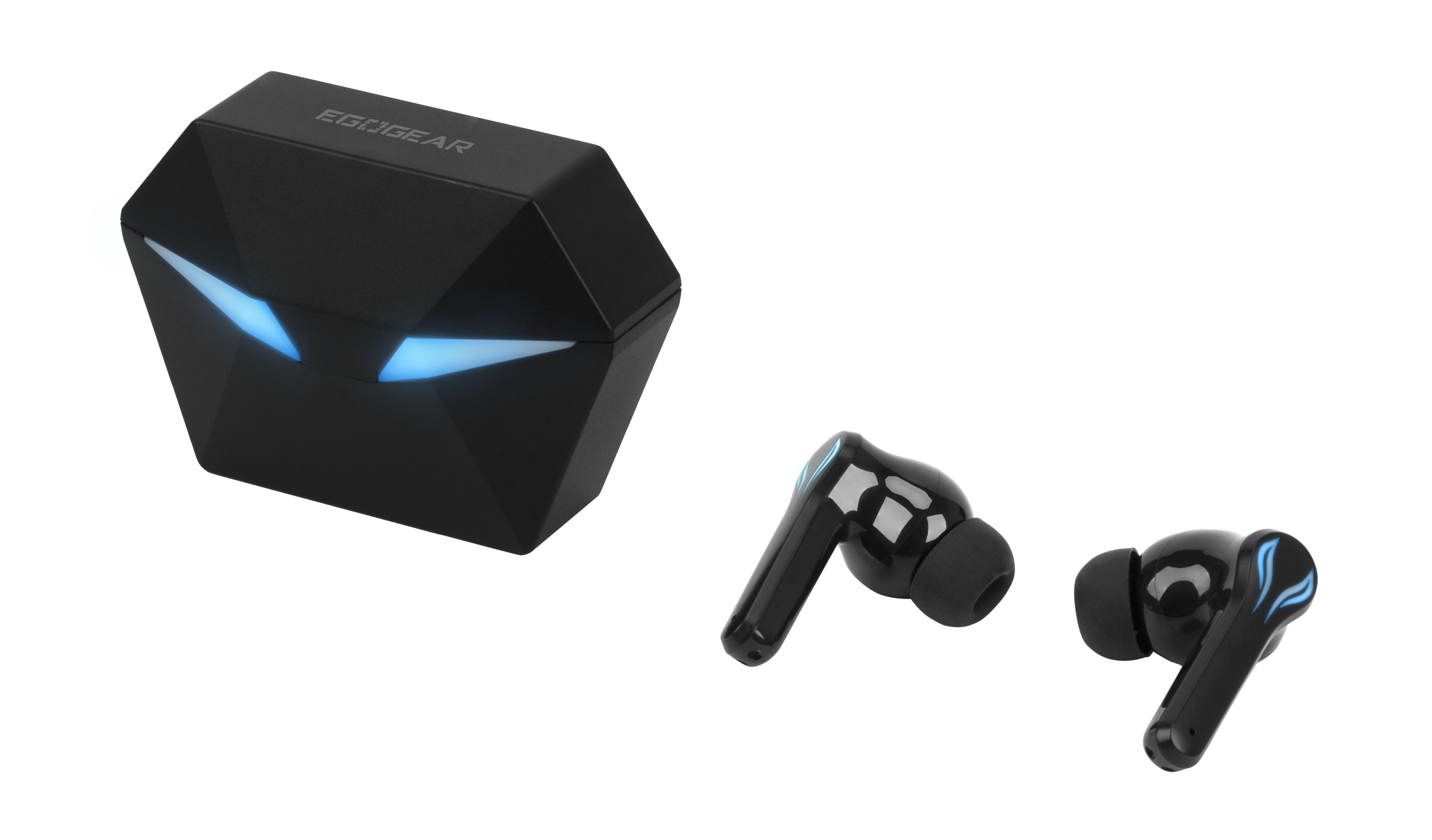 EgoGear - Écouteurs de jeu sans fil Bluetooth STW1 pour Switch, Switch Lite, Switch OLED, Portable et Mobile - flash vidéo