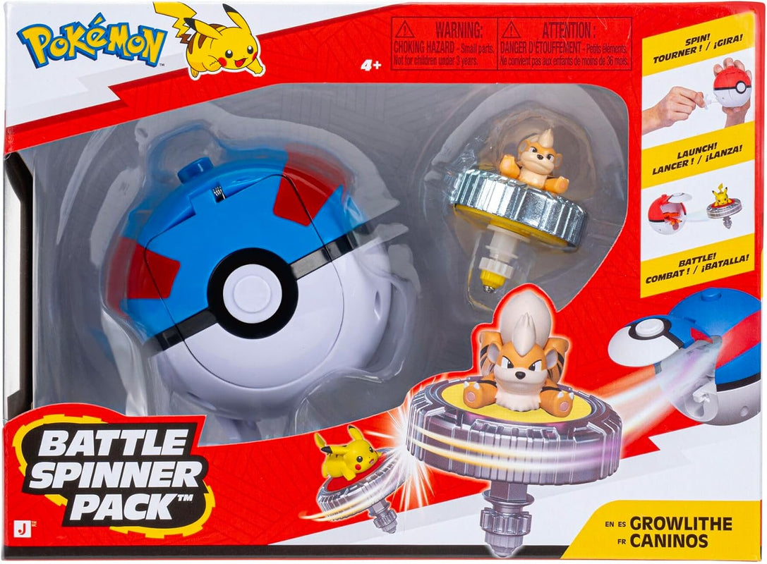 Pokémon - Battle Spinner Pack - Caninos et Super Ball