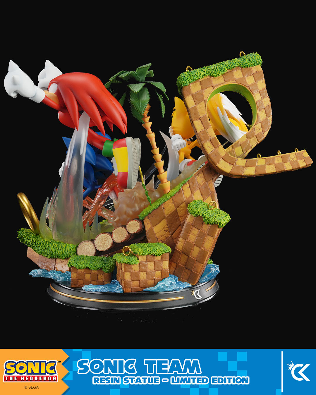 Cartoon Kingdom - 1:6 Statues - Sonic the Hedgehog - Sonic Team Édition Limitée Statue 35cm