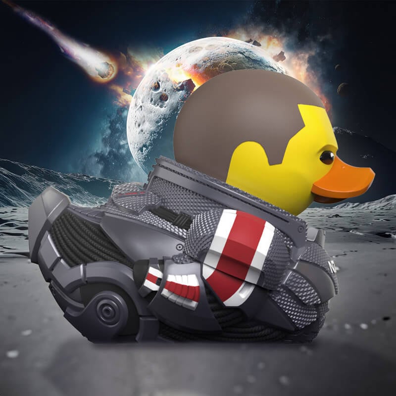 Numskull - Best of TUBBZ Boîte Canard de bain - Mass Effect - Commandant Shepard - 9cm - flash vidéo