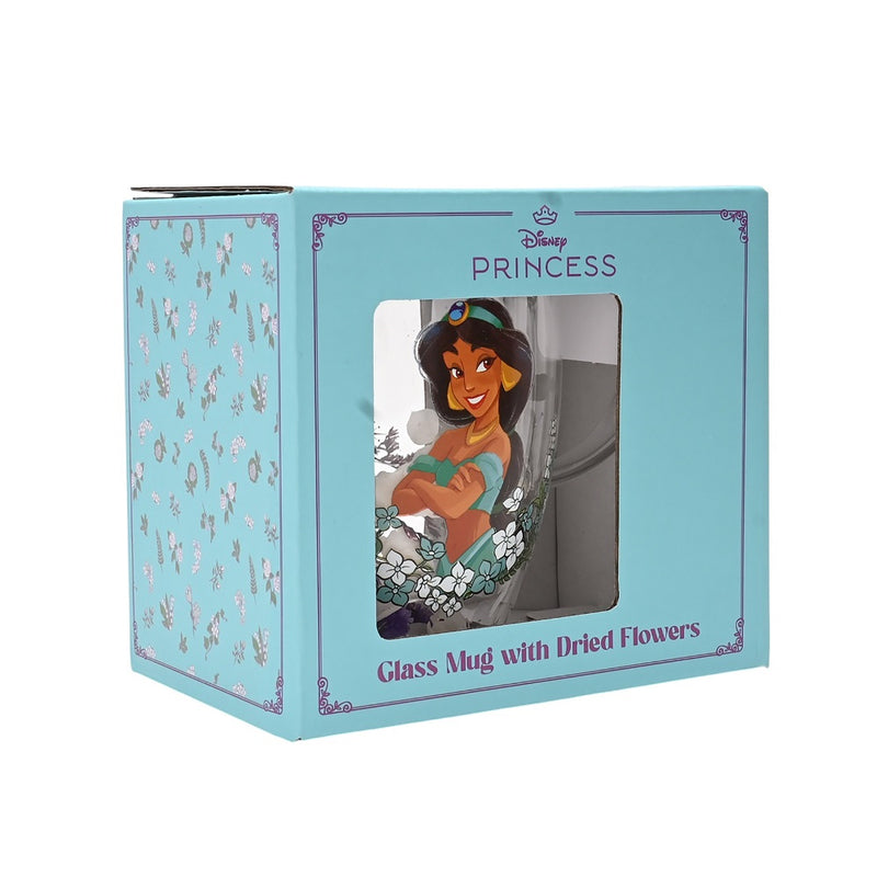 Disney - Aladdin - Mug en verre "Fleurs Séchées Jasmine" 300ml
