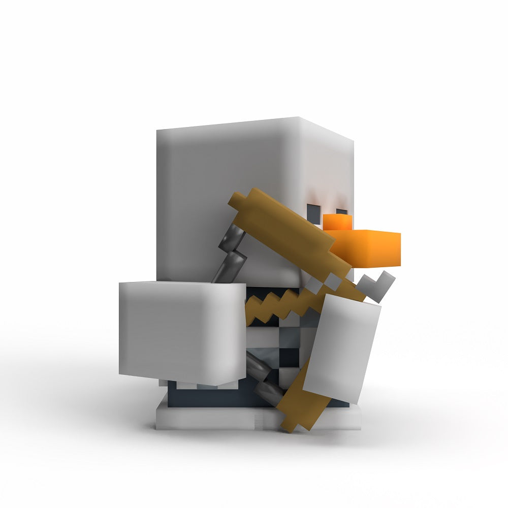 Numskull - TUBBZ Canard de bain - Minecraft - Squelette (Première Édition) - 9cm