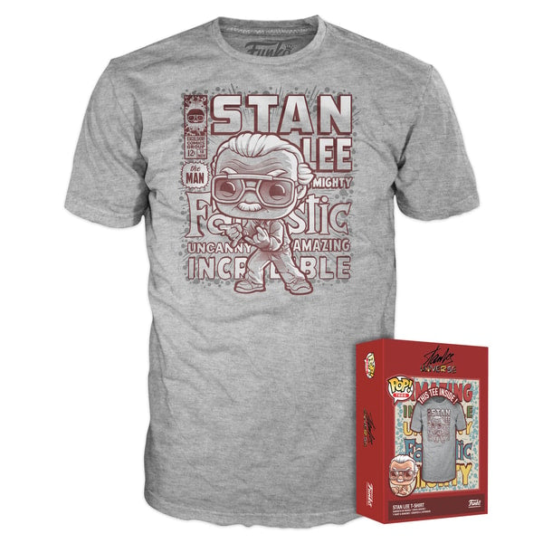 Funko NEWBoxed Tee: Marvel - Stan Lee - M - flash vidéo