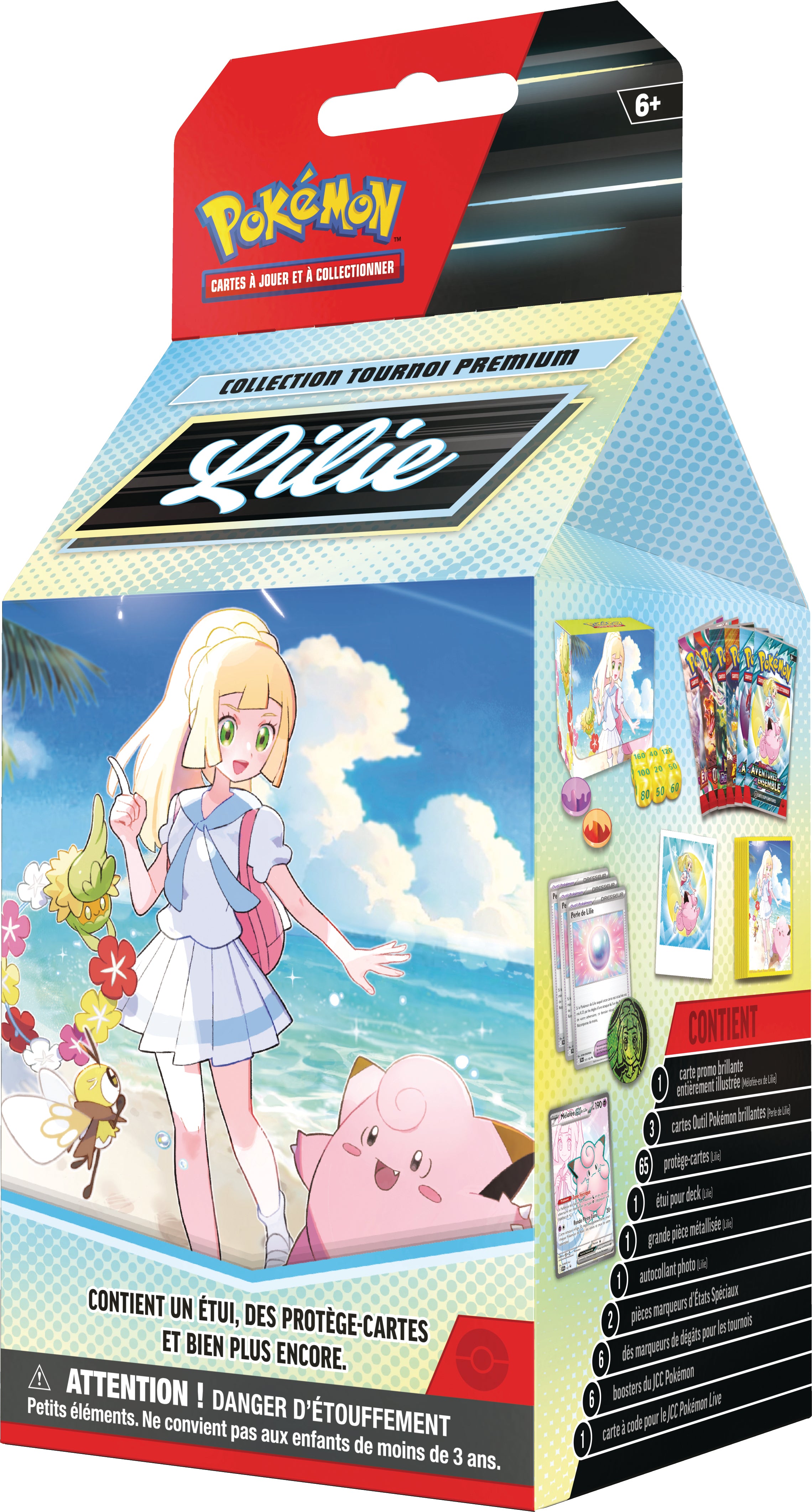 Pokémon JCC : Collection Tournoi Premium - Lilie - flash vidéo