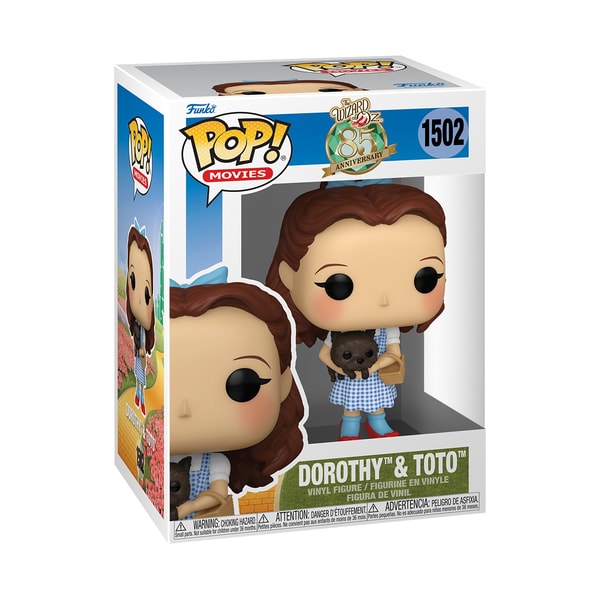 Funko Pop! Movies: The Wizard of Oz - Dorothy with Toto - flash vidéo