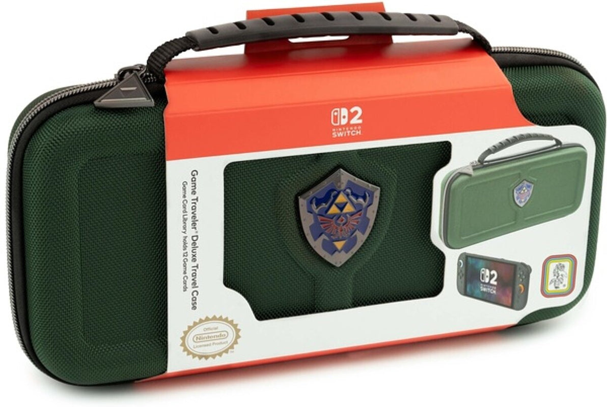 Pochette de transport Deluxe Game Traveler Zelda pour Switch 2, Switch et Switch OLED