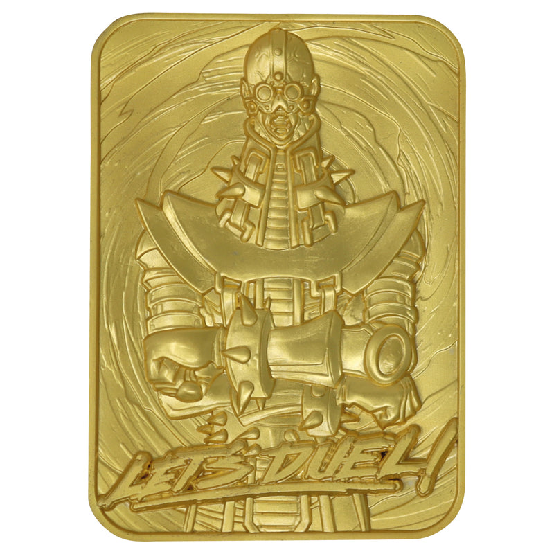 Yu-Gi-Oh! - Lingot Plaqué Or 24 Carats "Jinzo" en Édition Limitée