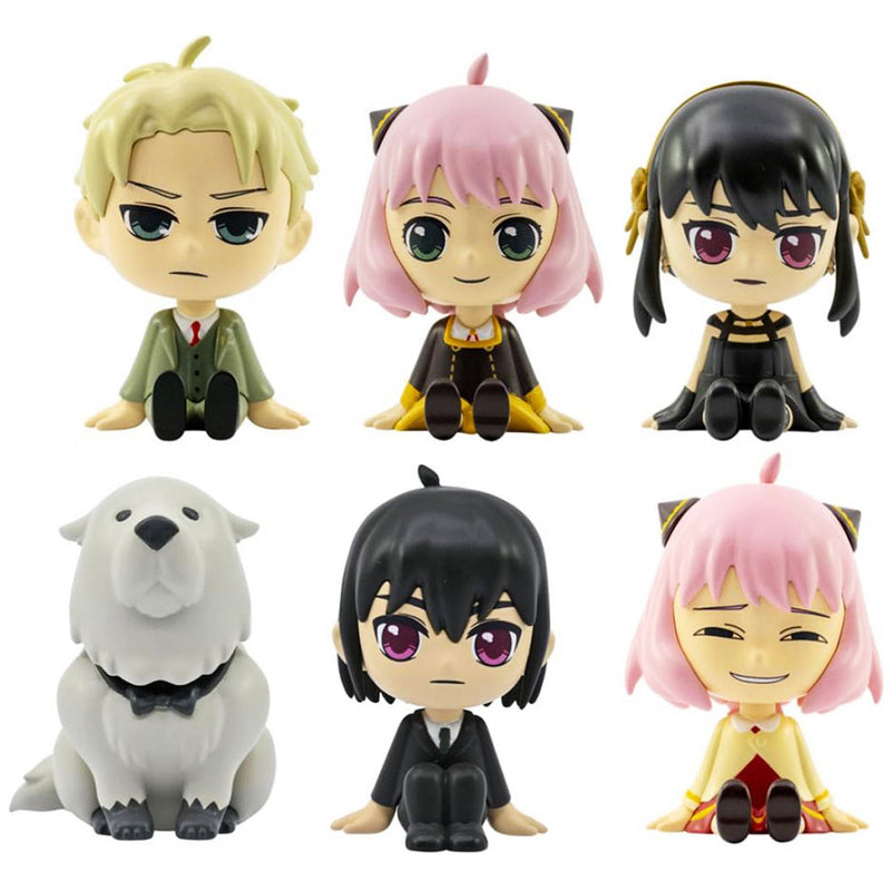YuMe Bobble Hero Blind Box - Display Figurines Bobblehead Spy x Family (12 unités)