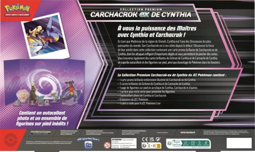 Pokémon JCC : Collection Premium Carchacrok-ex de Cynthia