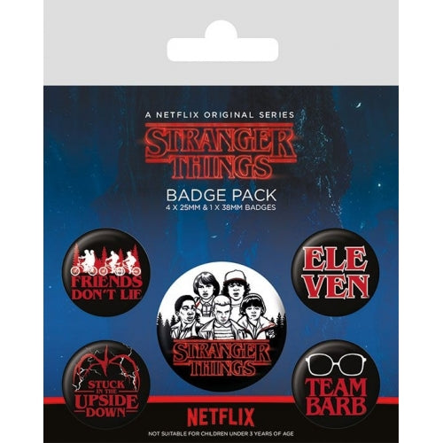 Stranger Things - Characters Badge Pack - flash vidéo
