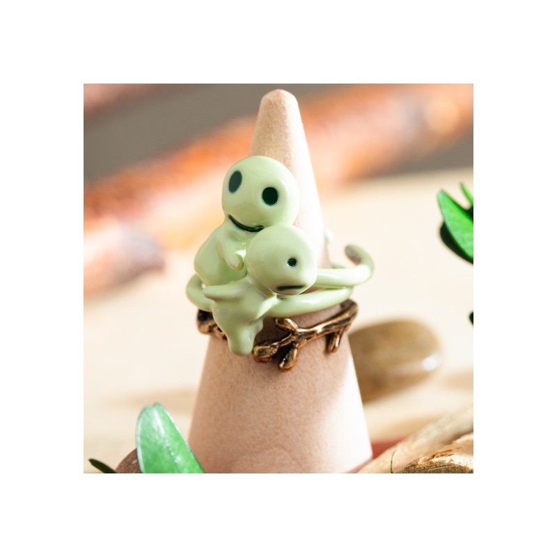 BAGUE 3 ANNEAUX KODAMA - PRINCESSE MONONOKÉ