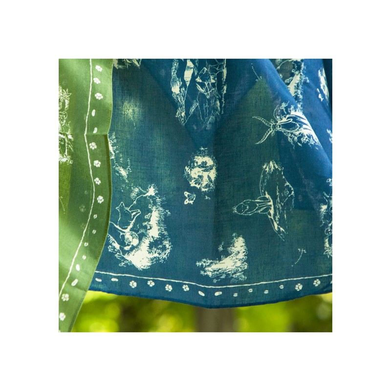 BANDANA VIVRE ENSEMBLE BLEU - PRINCESSE MONONOKÉ