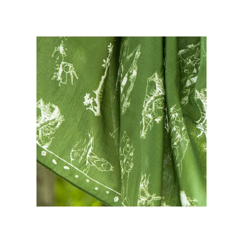 BANDANA VIVRE ENSEMBLE VERT - PRINCESSE MONONOKÉ