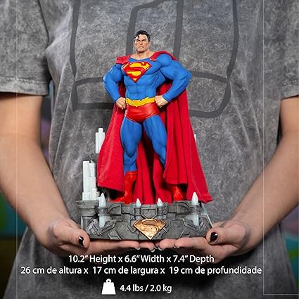 Iron Studios - Deluxe Arts Scale 1/10 - DC Comics - Superman Unleashed Statue 26cm - flash vidéo