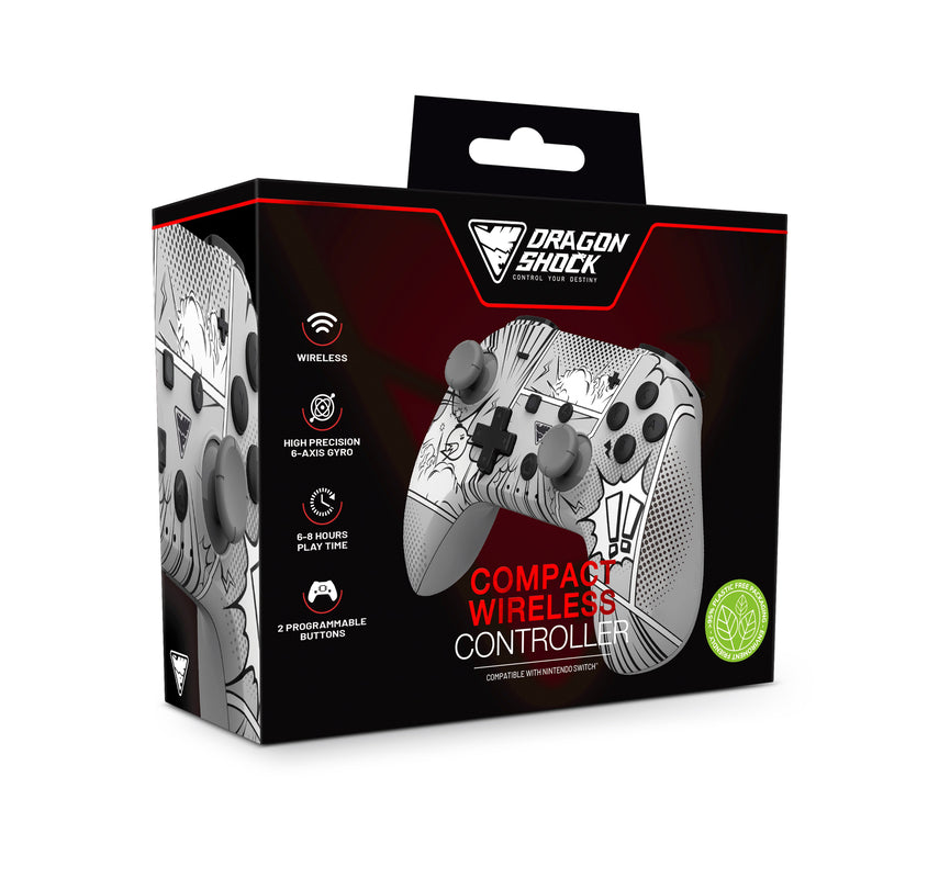 DragonShock - Manette compacte sans fil Bluetooth PopTop Manga + SanDisk microSDXC Card 128GB Super Mario Kart Edition
