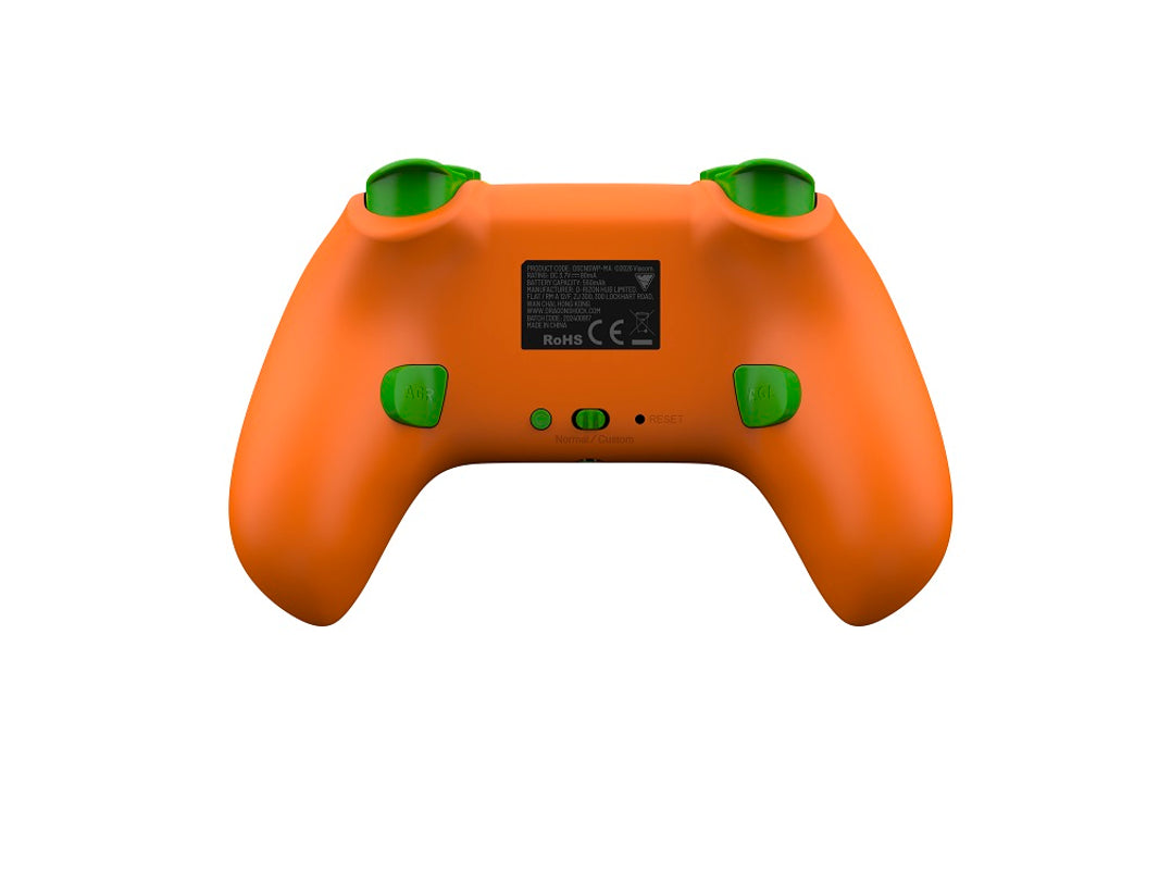DragonShock - Manette sans fil Bluetooth PopTop+ TMNT Cowabunga Michelangelo pour Switch, Switch 2, PC et Mobile