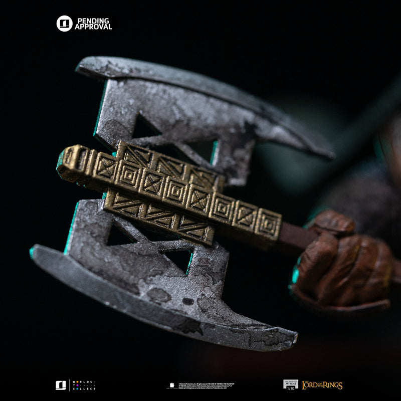 Iron Studios - Art Scale 1/10 - Le Seigneur des anneaux - Gimli Unleashed Statue 25cm