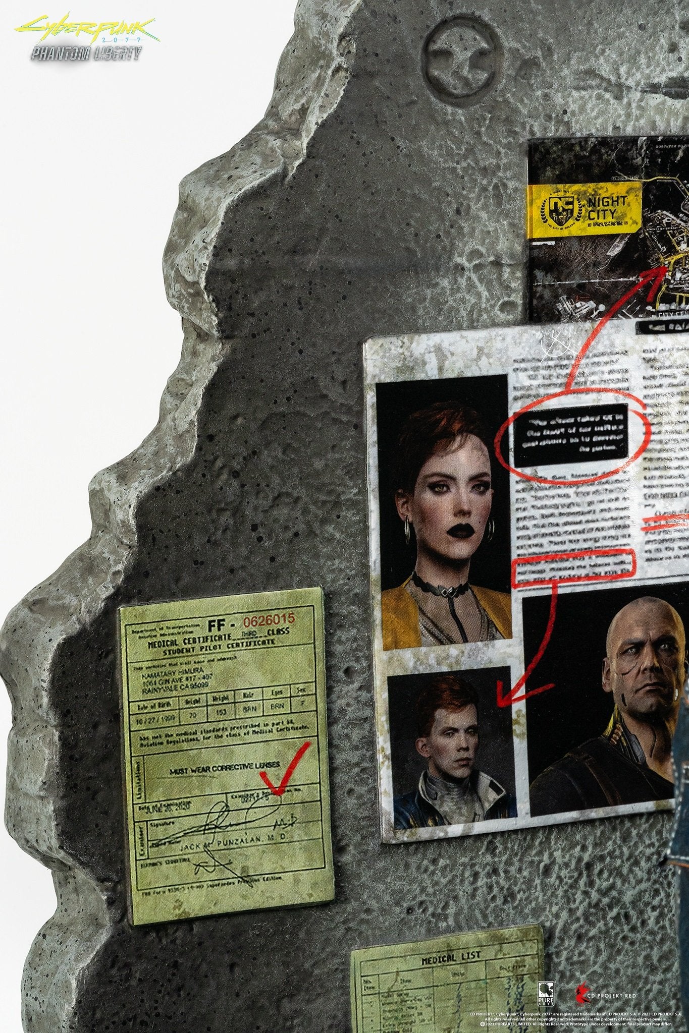 PureArts - 1:4 Scale Statues - Cyberpunk 2077 Phantom Liberty - Solomon Reed Statue 55cm - flash vidéo