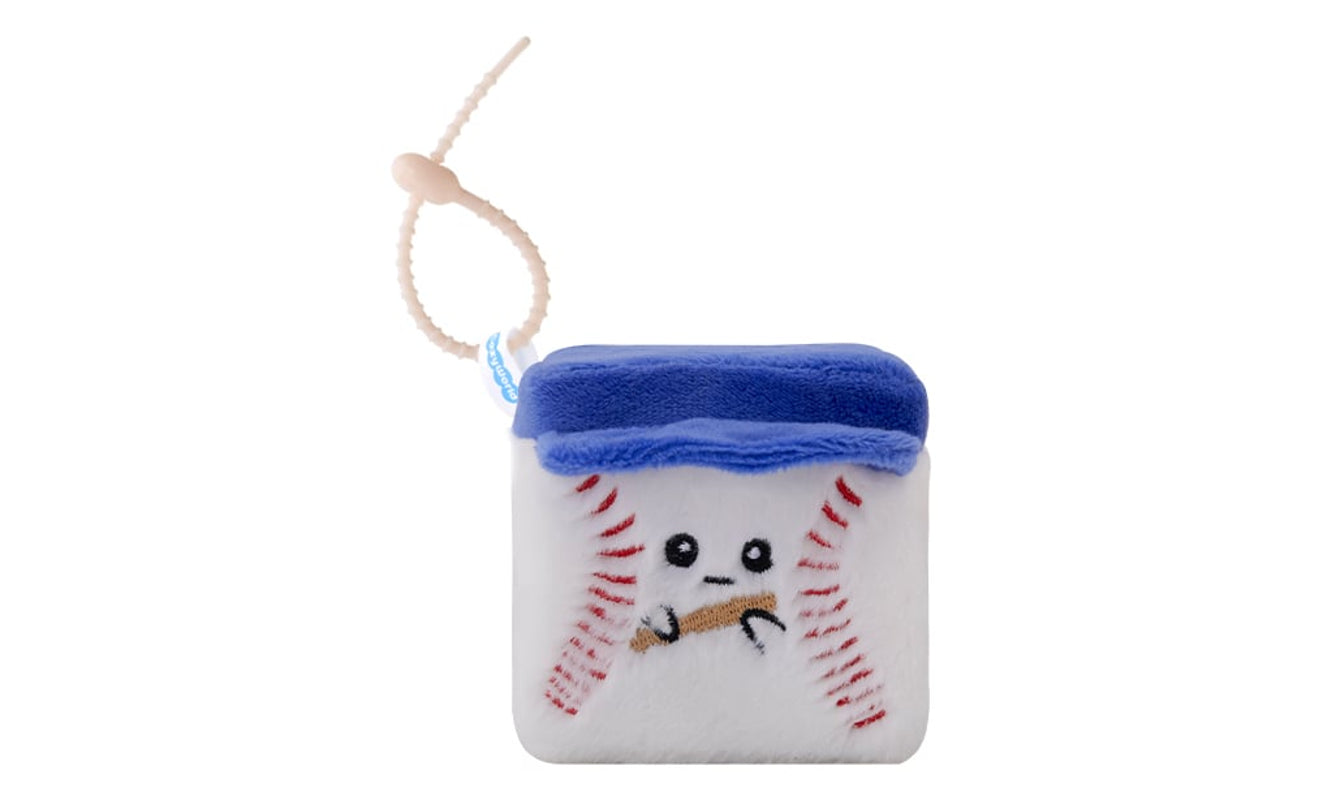 MGM - Squarepal - Porte-clefs peluche Baseball 7cm