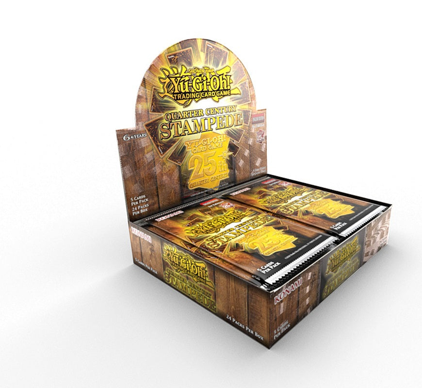 Yu-Gi-Oh! TCG - Quarter Century Stampede Booster Pack Display (24 Boosters) - flash vidéo