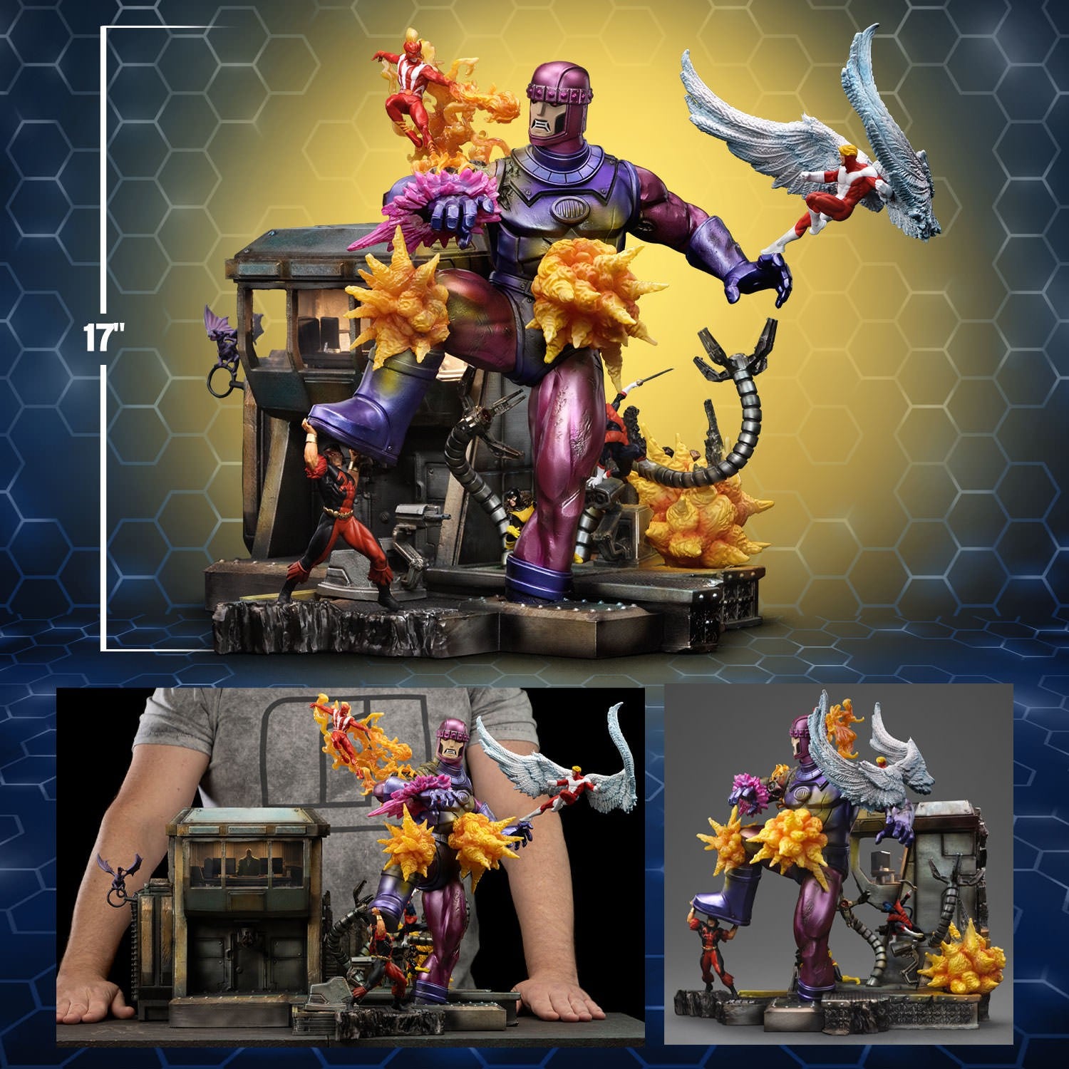 Iron Studios - Demi Art Scale 1/20 - Marvel - X-Men - Danger Room B Statue 43cm