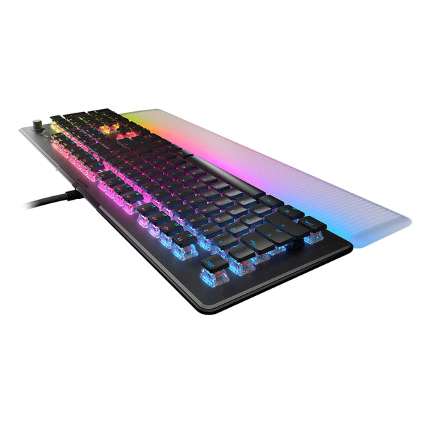 Roccat - Clavier de jeu RGB optique Vulcan II Max Noir - Disposition Qwerty US - flash vidéo