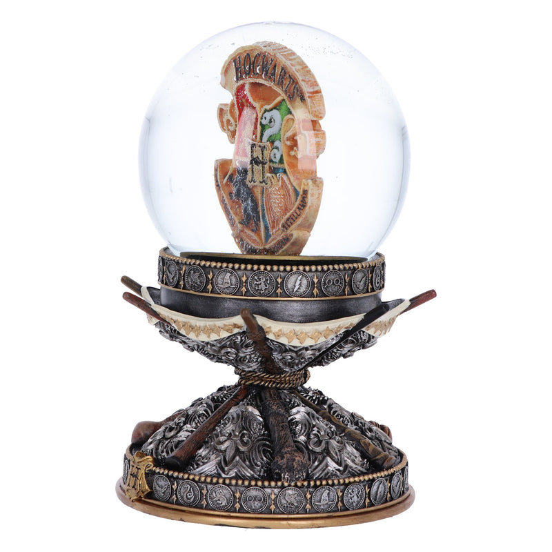 Harry Potter - Boule à Neige Blason de Poudlard et Baguettes 16.5cm