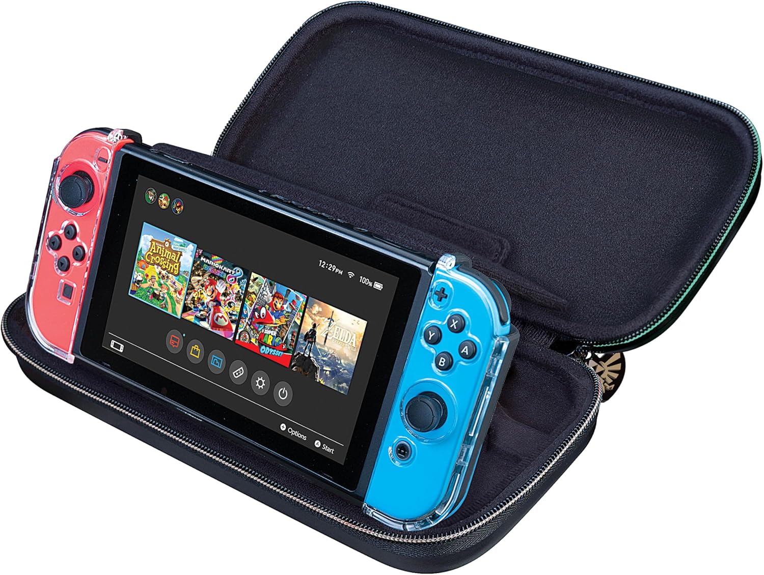 Big Ben - Pochette de transport deluxe officielle The Legend of Zelda: Tears of the Kingdom pour Nintendo Switch, Switch Lite et Switch OLED