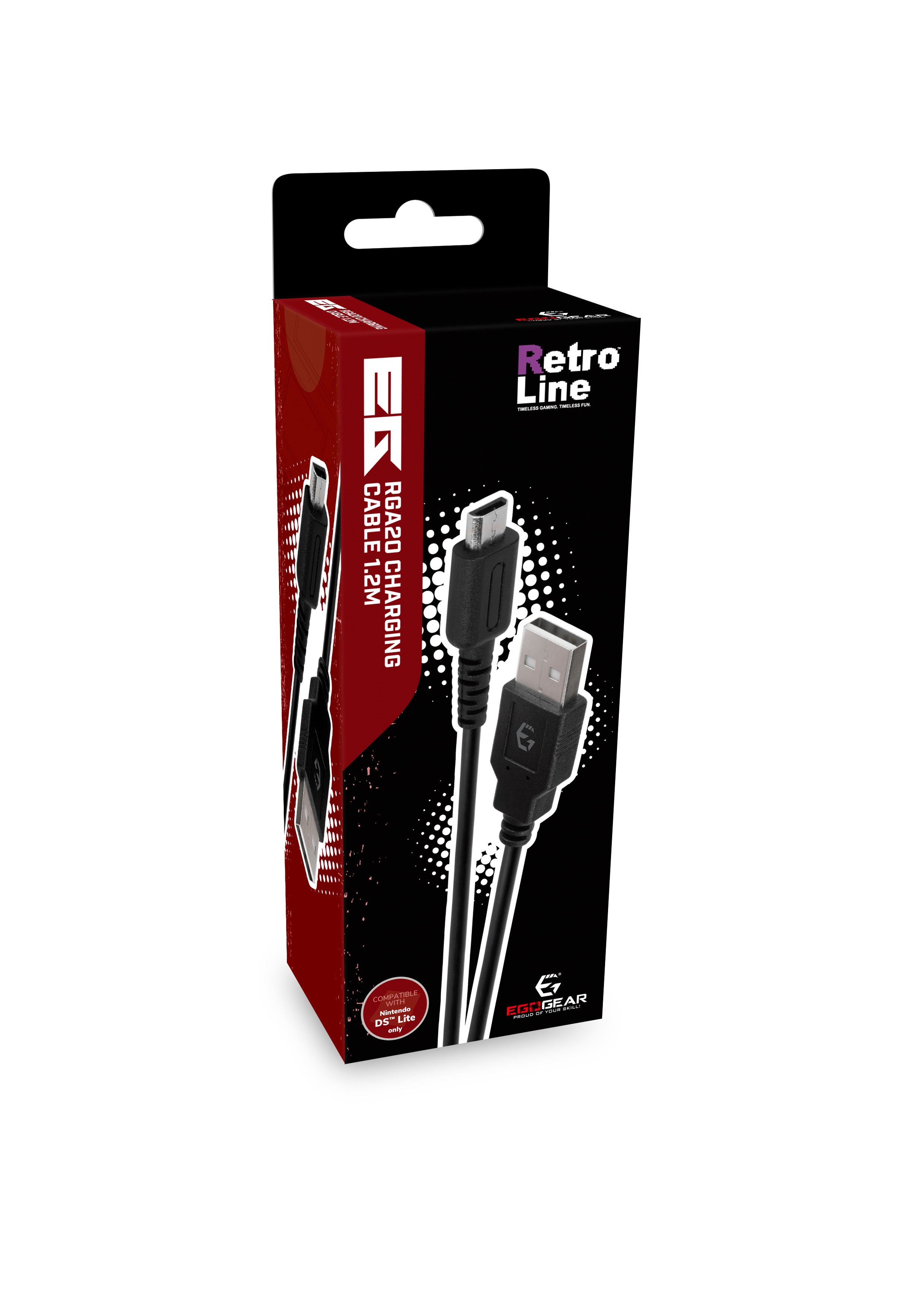 EgoGear - Câble de charge RGA20 noir pour DS Lite