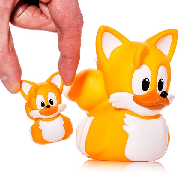 Numskull - Mini TUBBZ Canard de bain - Sonic le Hérisson - Tails (Édition baignoire) - flash vidéo