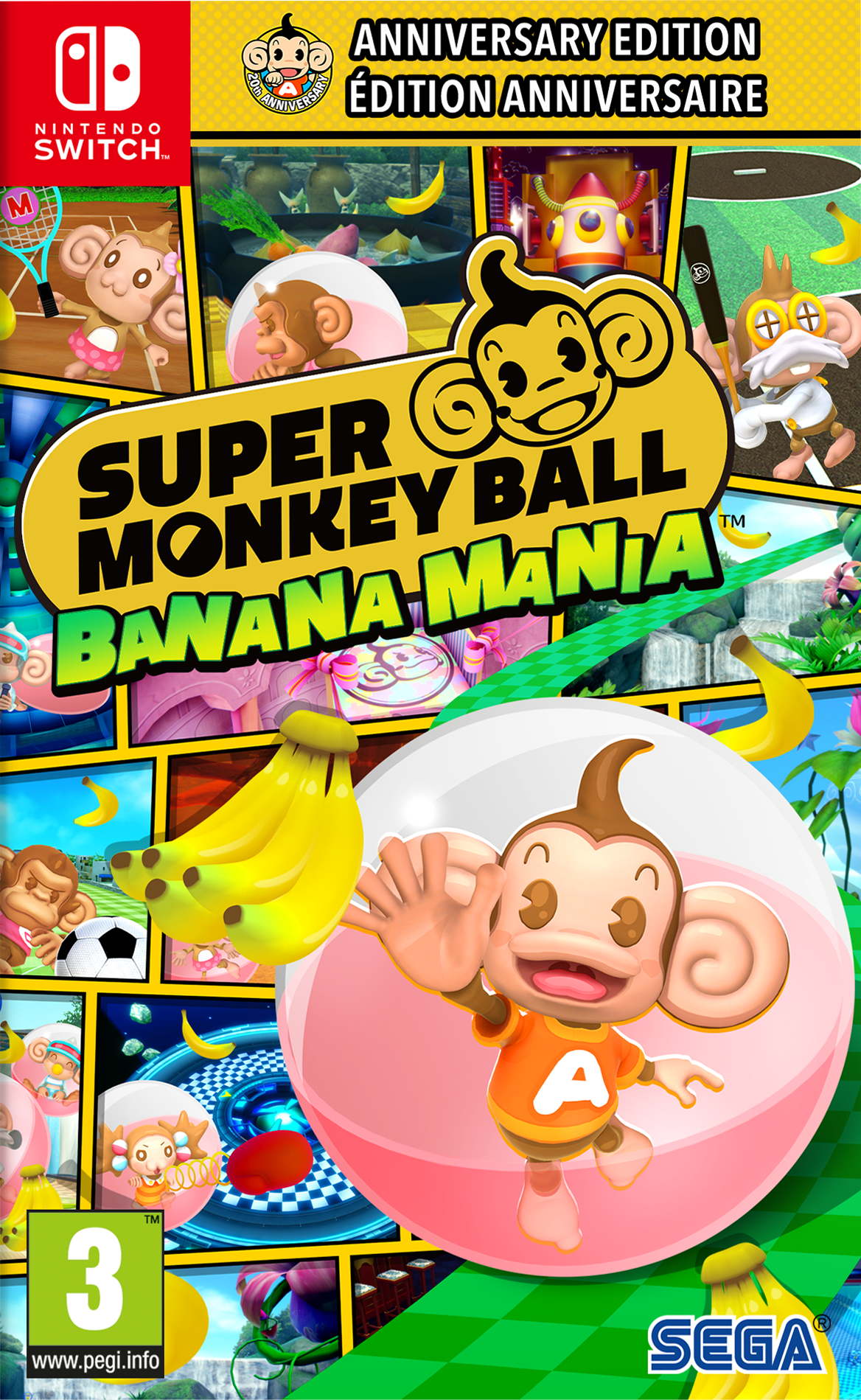 Super Monkey Ball Banana Mania - Anniversary Edition (Code-in-a-box) - flash vidéo