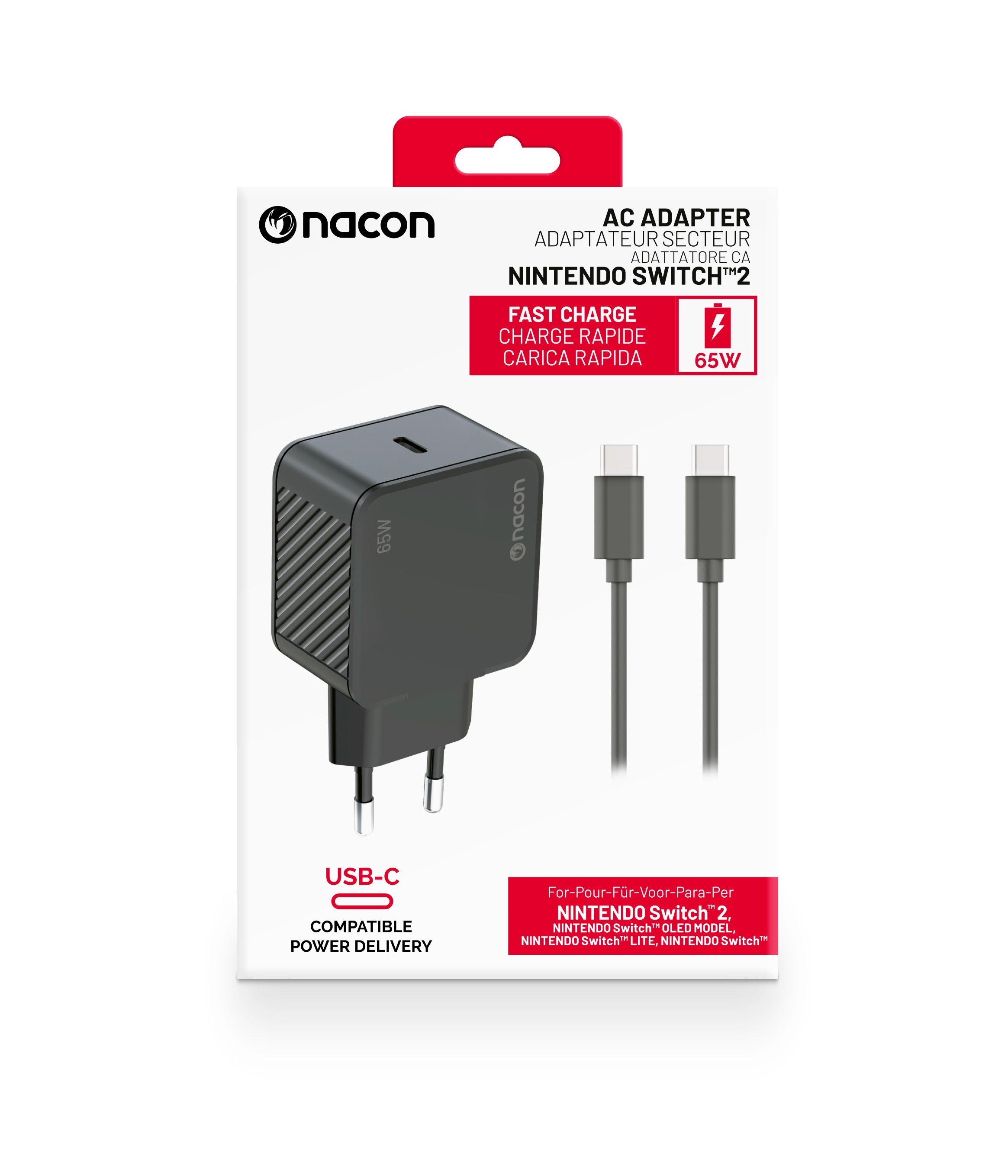 Adaptateur secteur pour Nintendo Switch 2