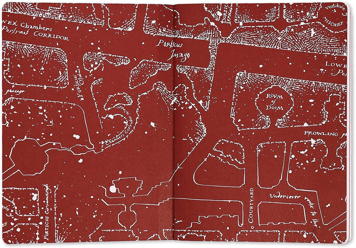 Harry Potter - Carnet de note A5 souple Carte du Maraudeur
