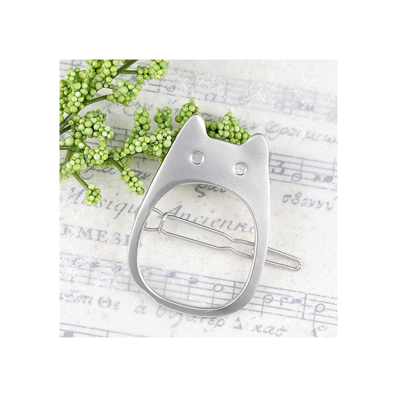 BIJOU BARETTE TOTORO BLANC METAL- MON VOISIN TOTORO
